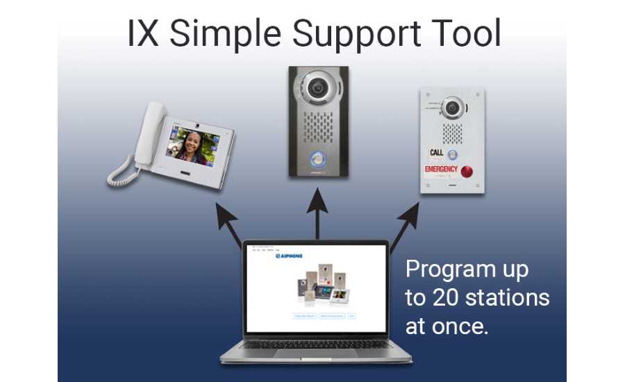 Aiphone Introduces the IX Simple Support Tool for Accelerated