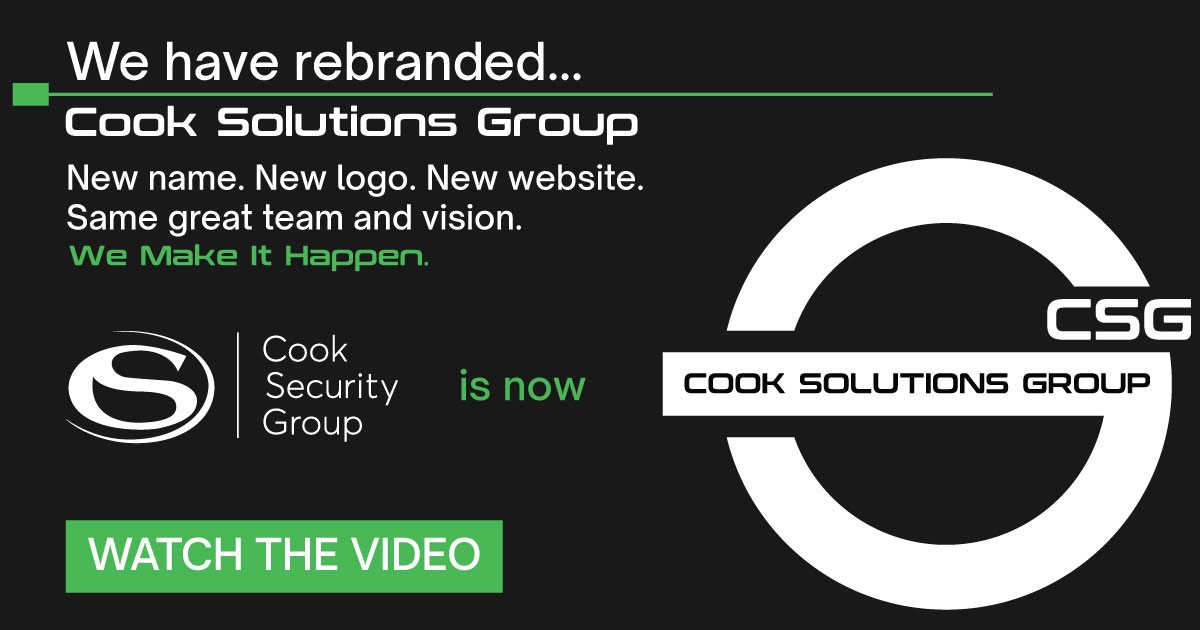 Cook Security Group Rebrands as Cook Solutions Group 20210714 SDM