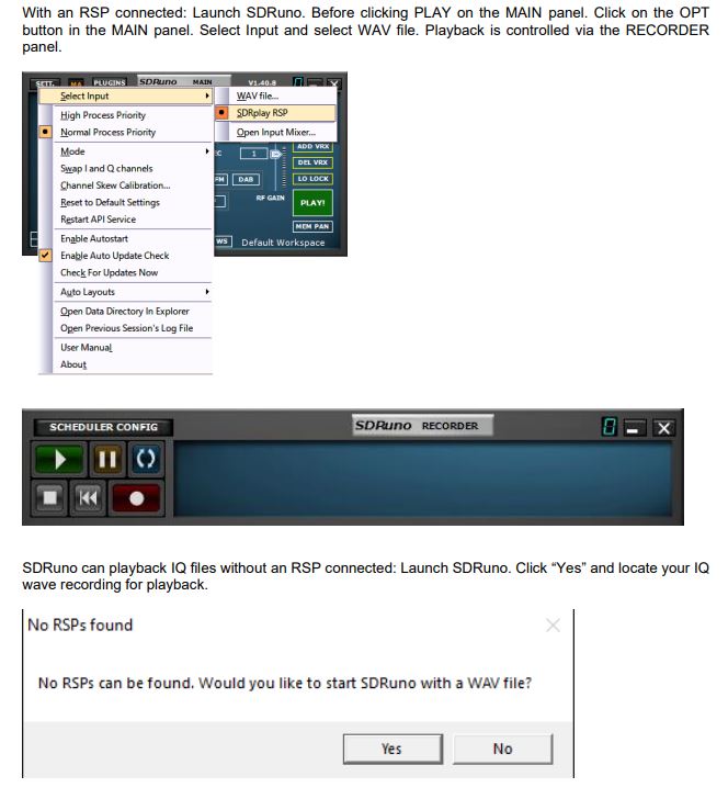 IQ Demo Files SDRplay