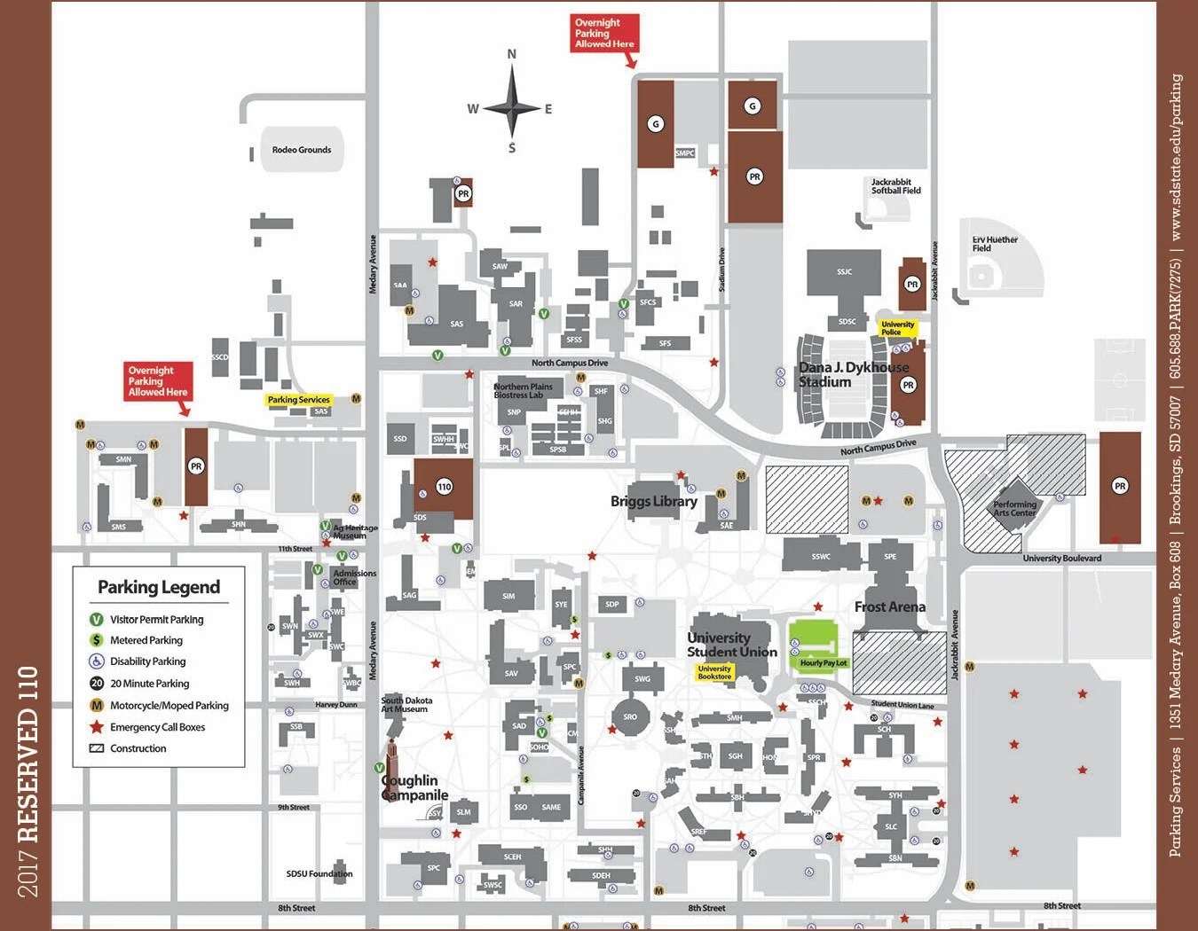 South Dakota State University Campus Map – Map Of The World