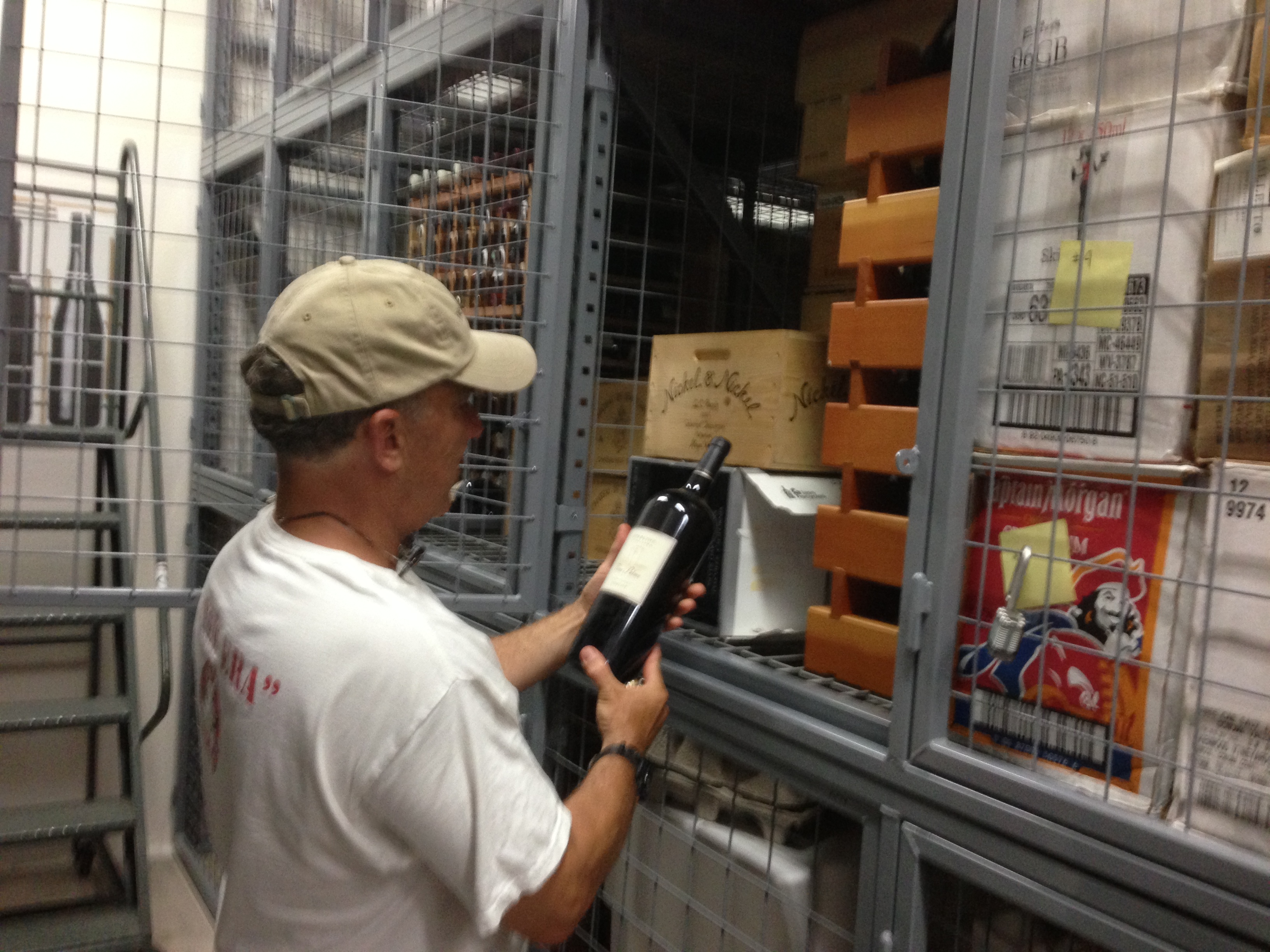 Locker configurations and bottle racksSan Diego Wine Storage