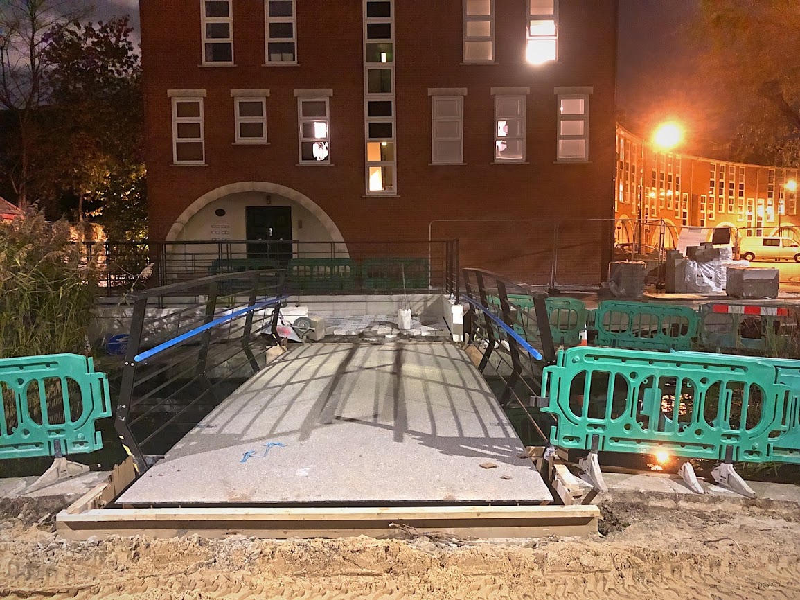 Albion Channel bridge petition launched over ‘offensive’ blue handrail