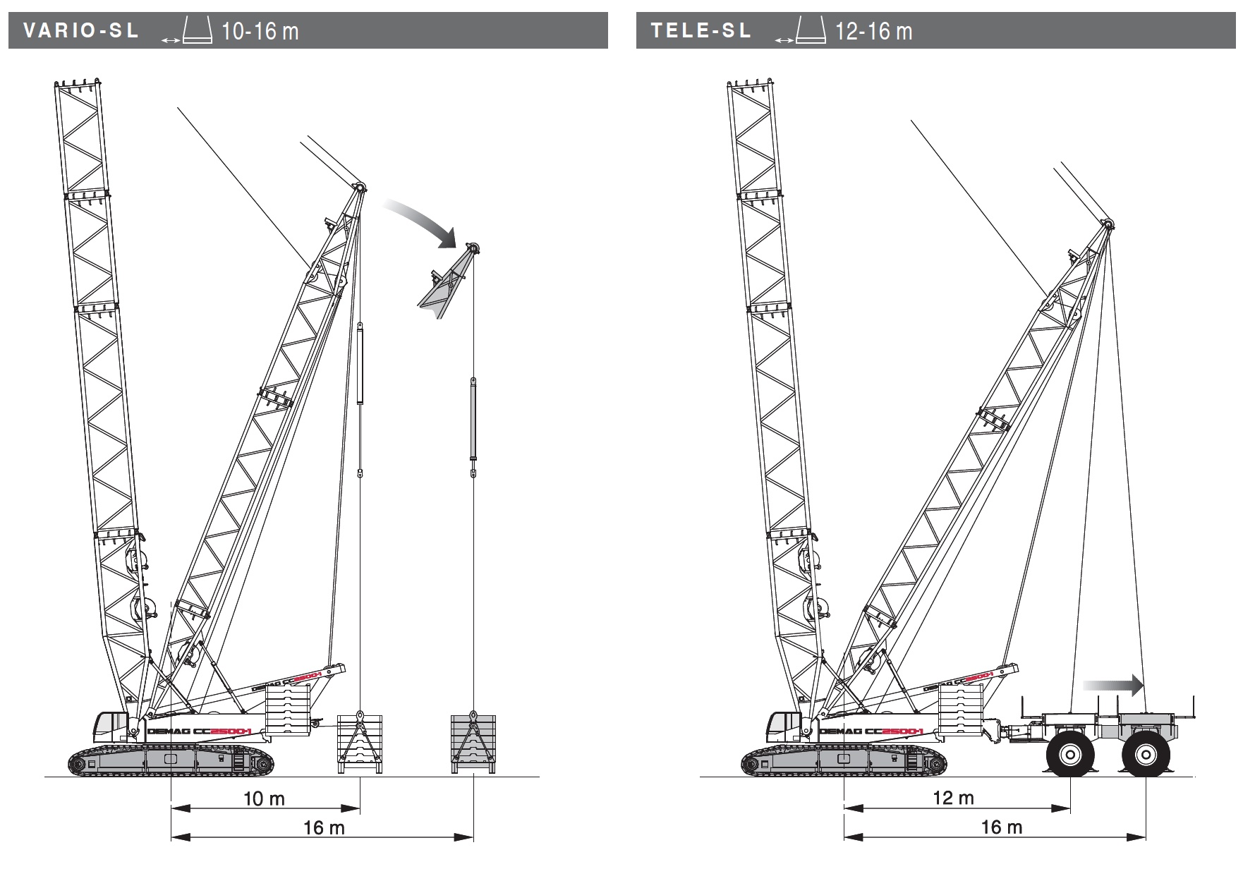 Crawler Crane Diagram