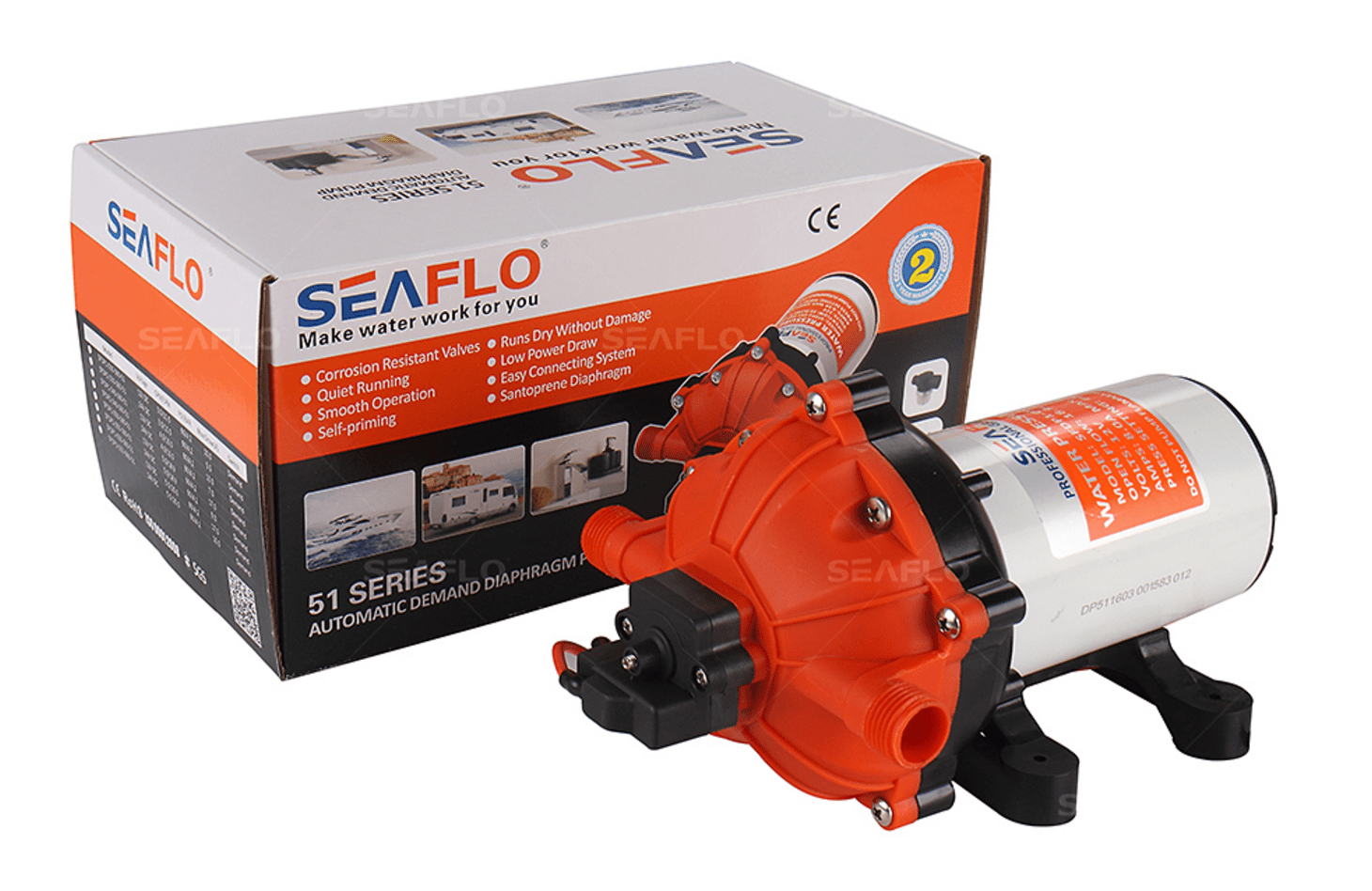 51Series Diaphragm Water Pumps SeaFresh Marine An Authorized