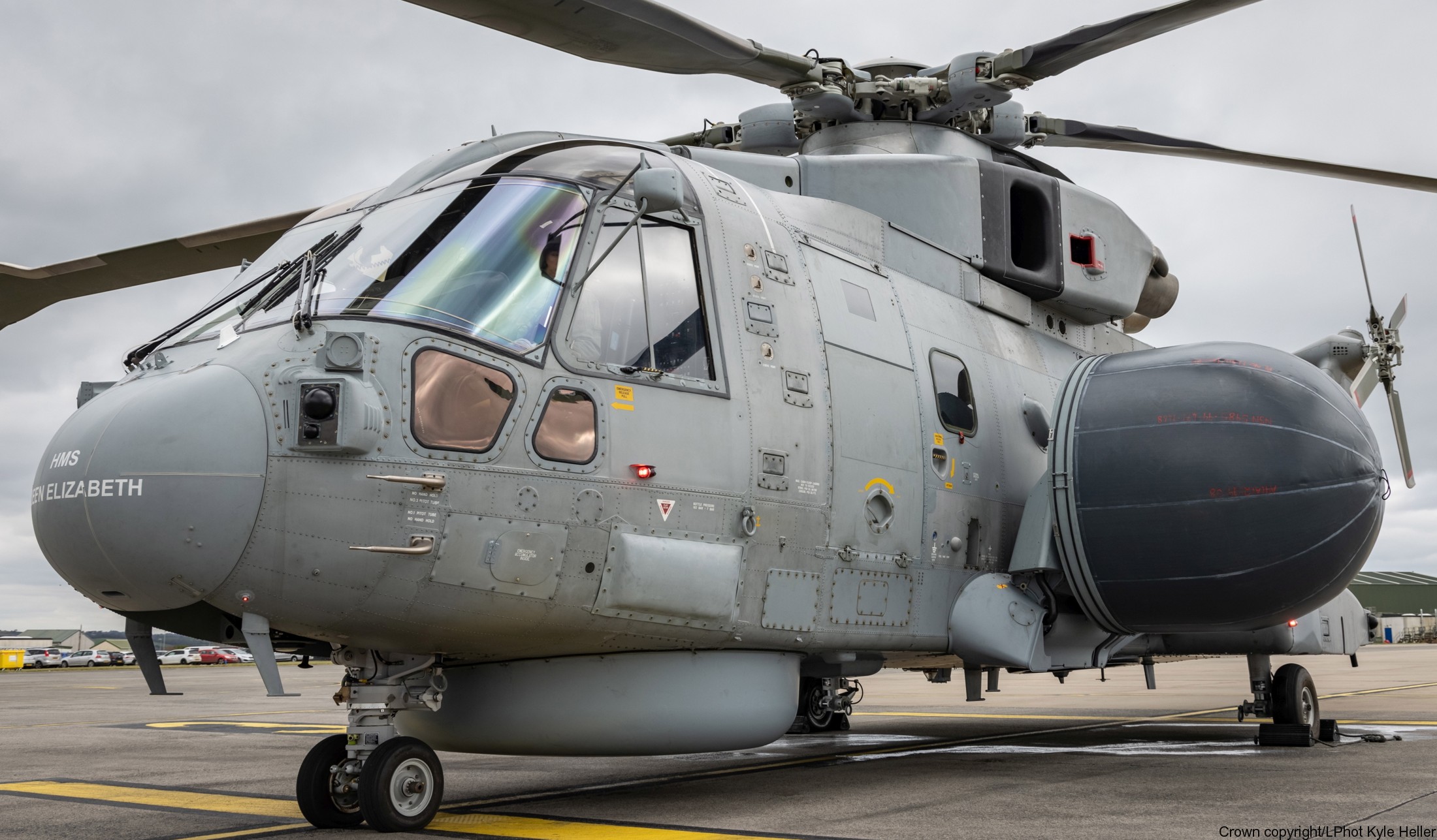 Merlin HM2 Crowsnest ASaC Helicopter Royal Navy AW101