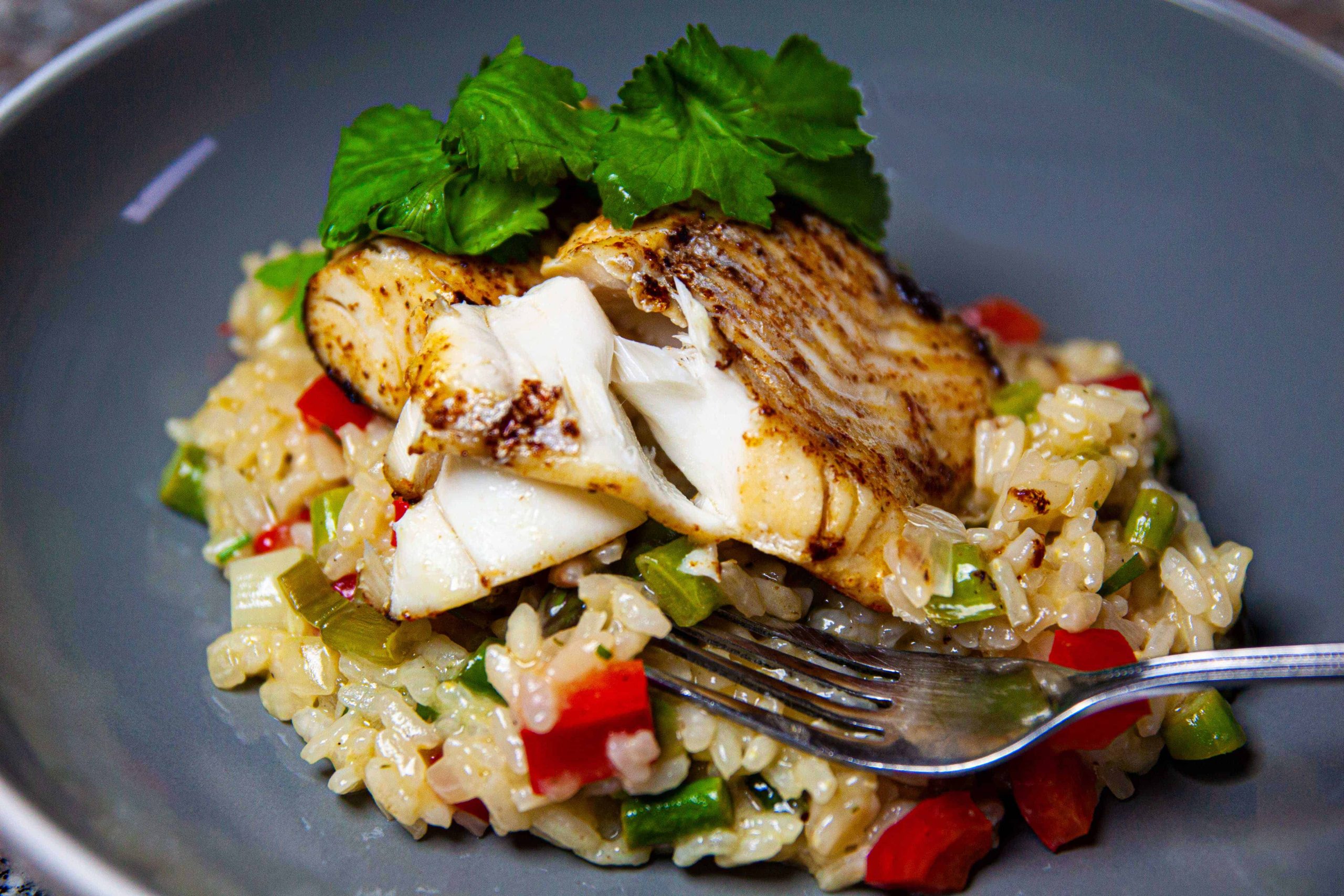 Cod loin risotto Seafresh