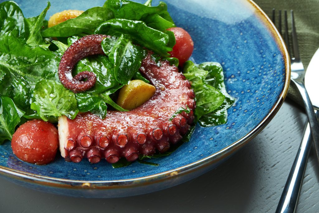 Cooked Octopus Tentacles 350g (3 Tentacles) Seafresh The Online