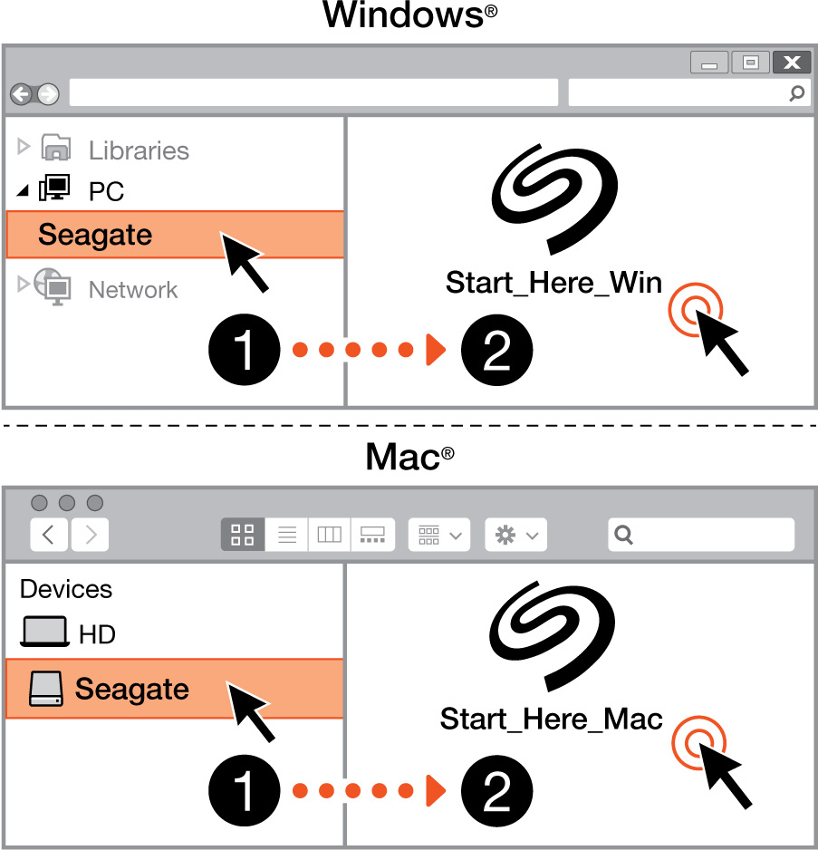 Seagate One Touch with Password User Manual Getting Started