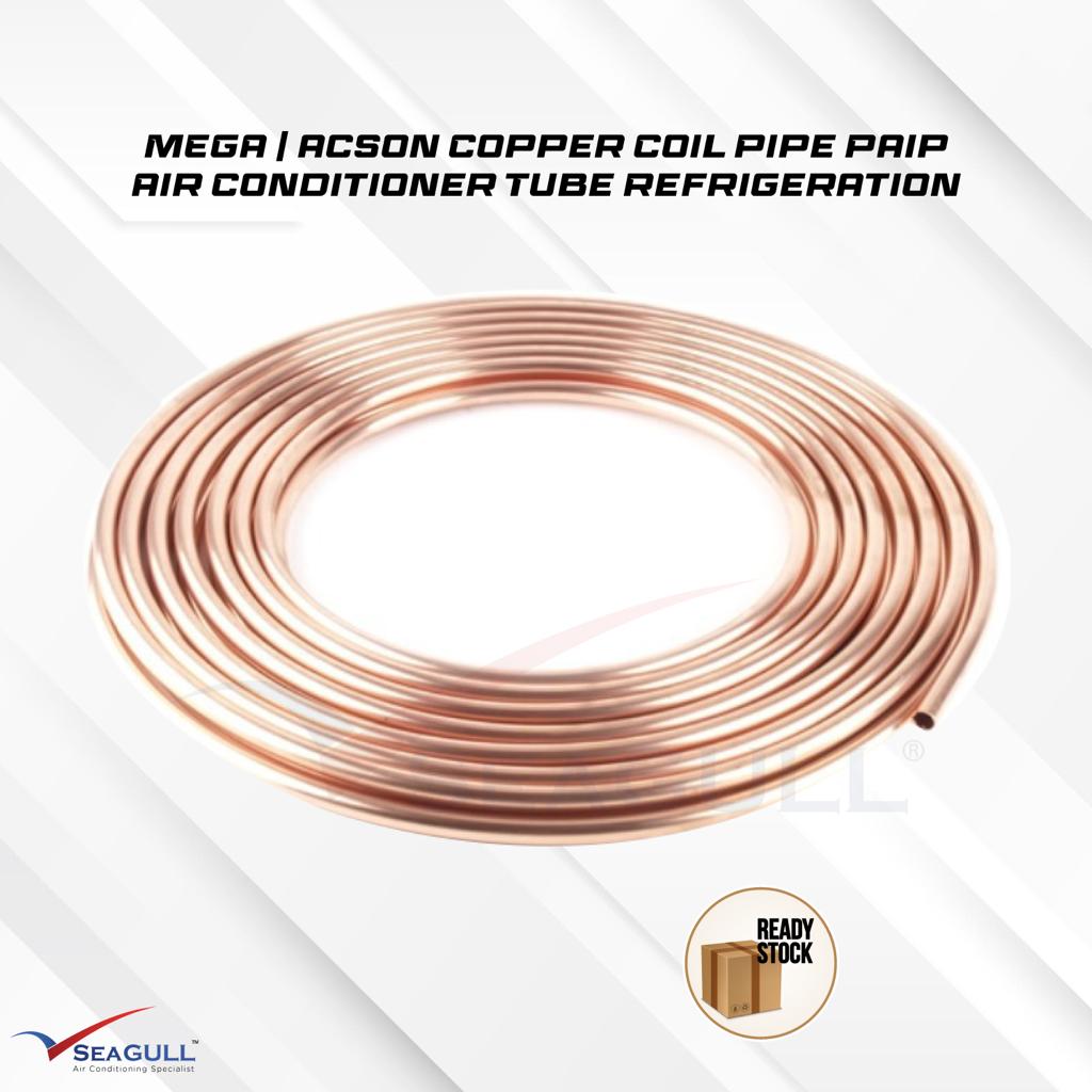 MEGA/ACSON TUBE COPPER PIPE COIL AIR COND TUBE (15 METER) Aircon