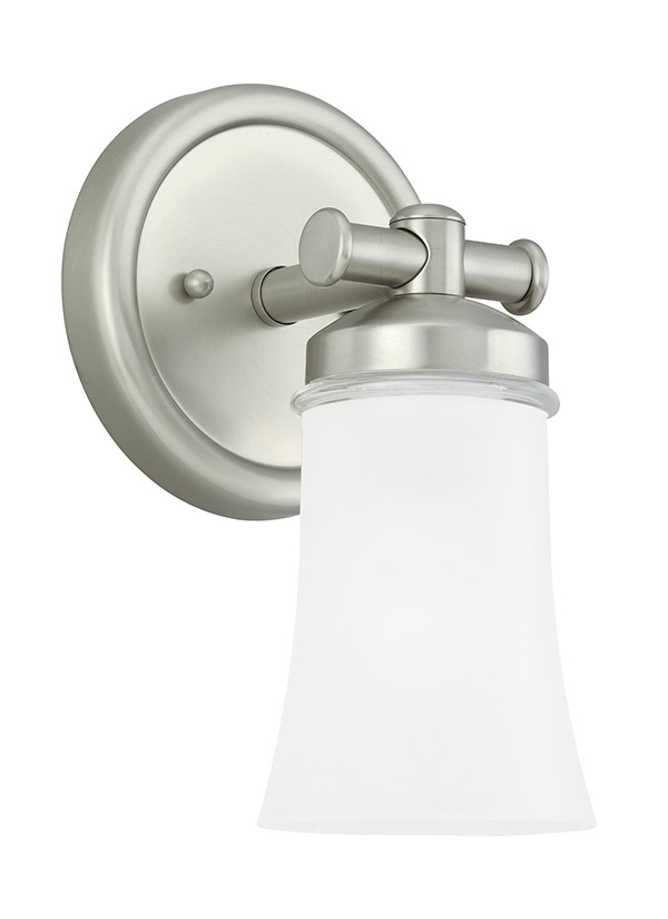 44482965,One Light Wall / Bath,Antique Brushed Nickel