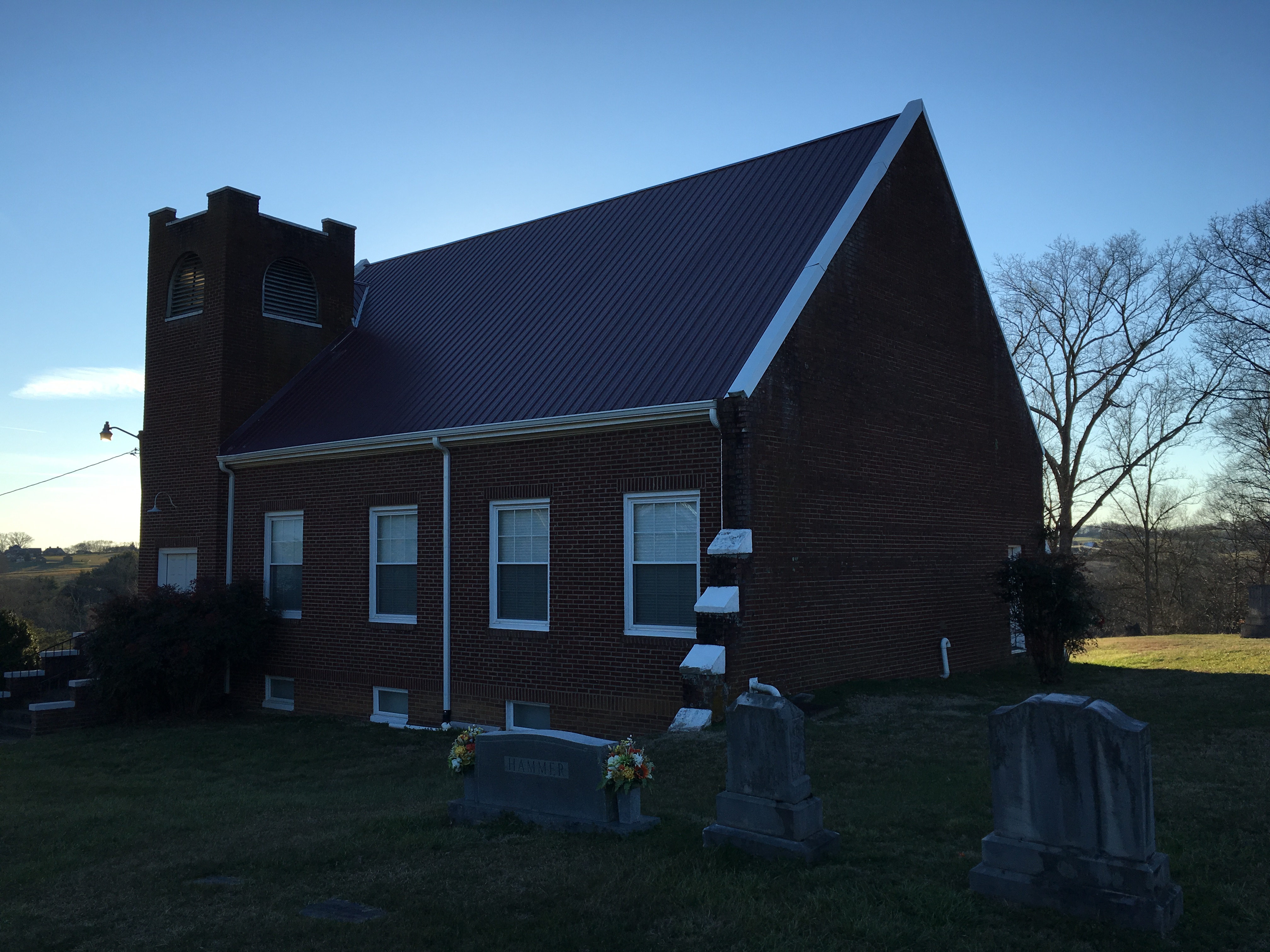 Seahorns Chapel United Methodist Church Overlooking Douglas Lake and
