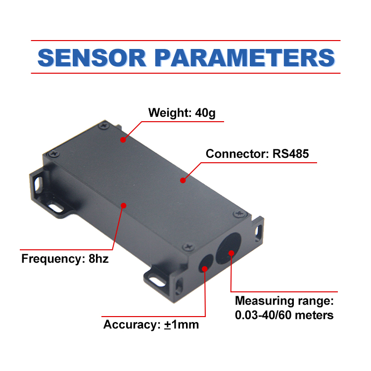 OEM 8Hz Laser Sensor for Distance Measurement 40M Manufacturer and