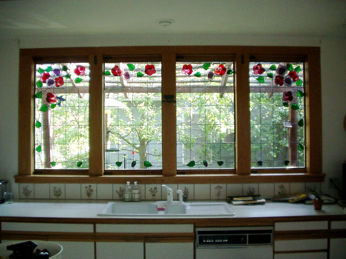 Stained Glass Window In Kitchen vlr.eng.br