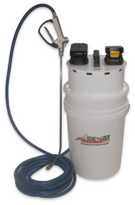 Paver Coating Spray System · Pail Pump System · Seal 'n Lock