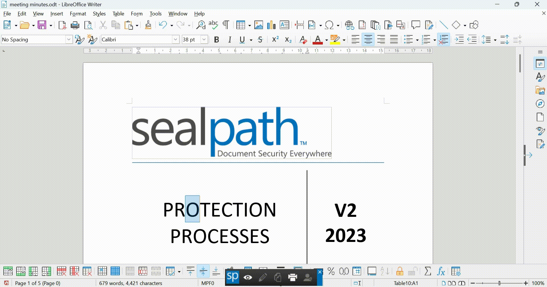 LibreOffice Document Protection