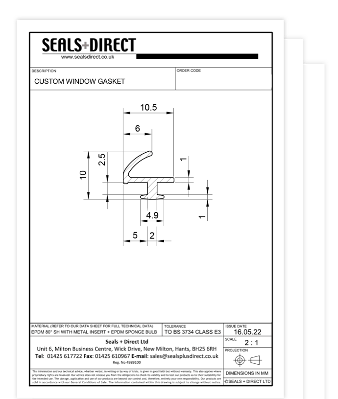 Custom Window Gaskets