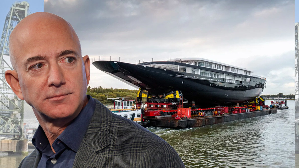 Jeff Bezos' 500 Million Yacht A Look at the World's Largest Private
