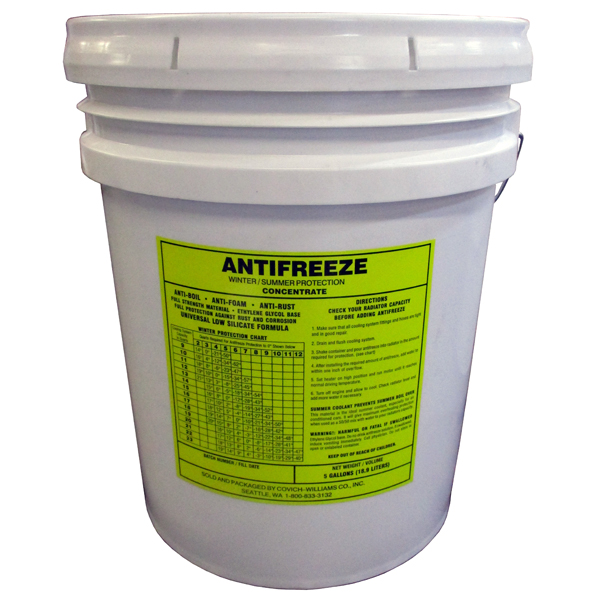 Conventional antifreeze, 5 gal. Seattle Marine