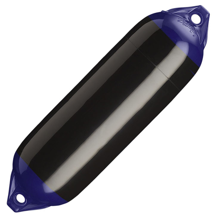 Polyform F02 fender, black Seattle Marine