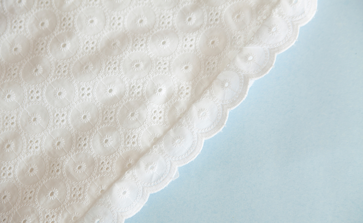 Sewing with Eyelet Fabric