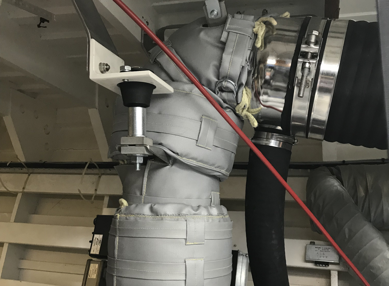 Exhaust Lagging_Install Seapower Marine