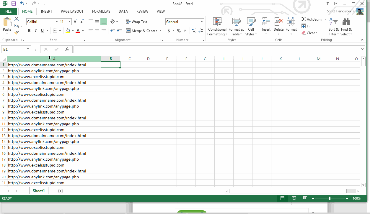 Activate Microsoft Excel Links Search Commander, Inc.