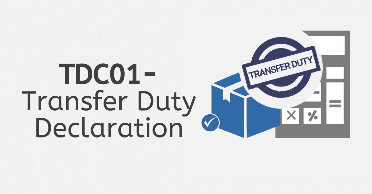 TDC01 Transfer Duty Declaration Searche