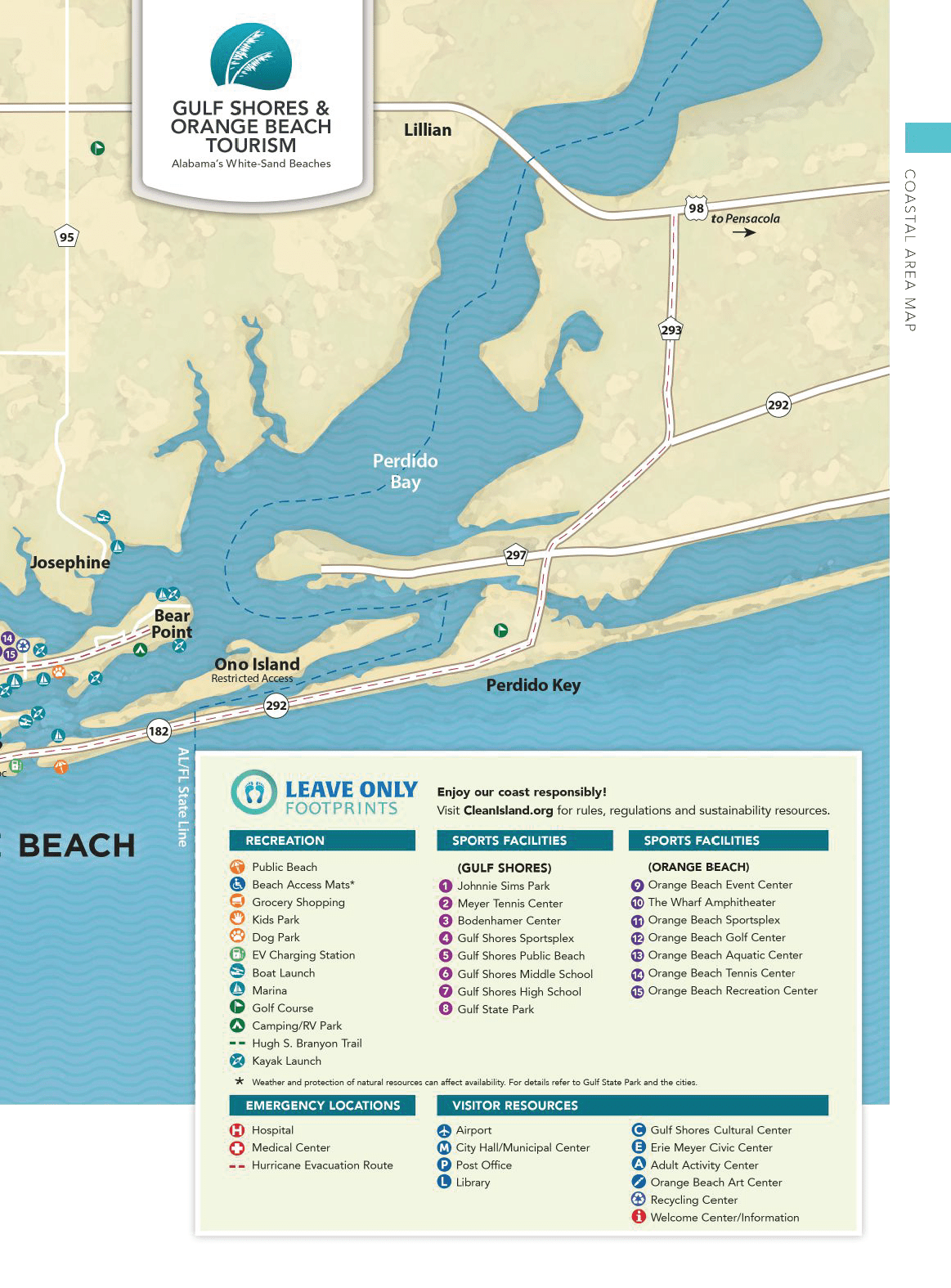 Gulf Shores and Orange Beach Maps 2023