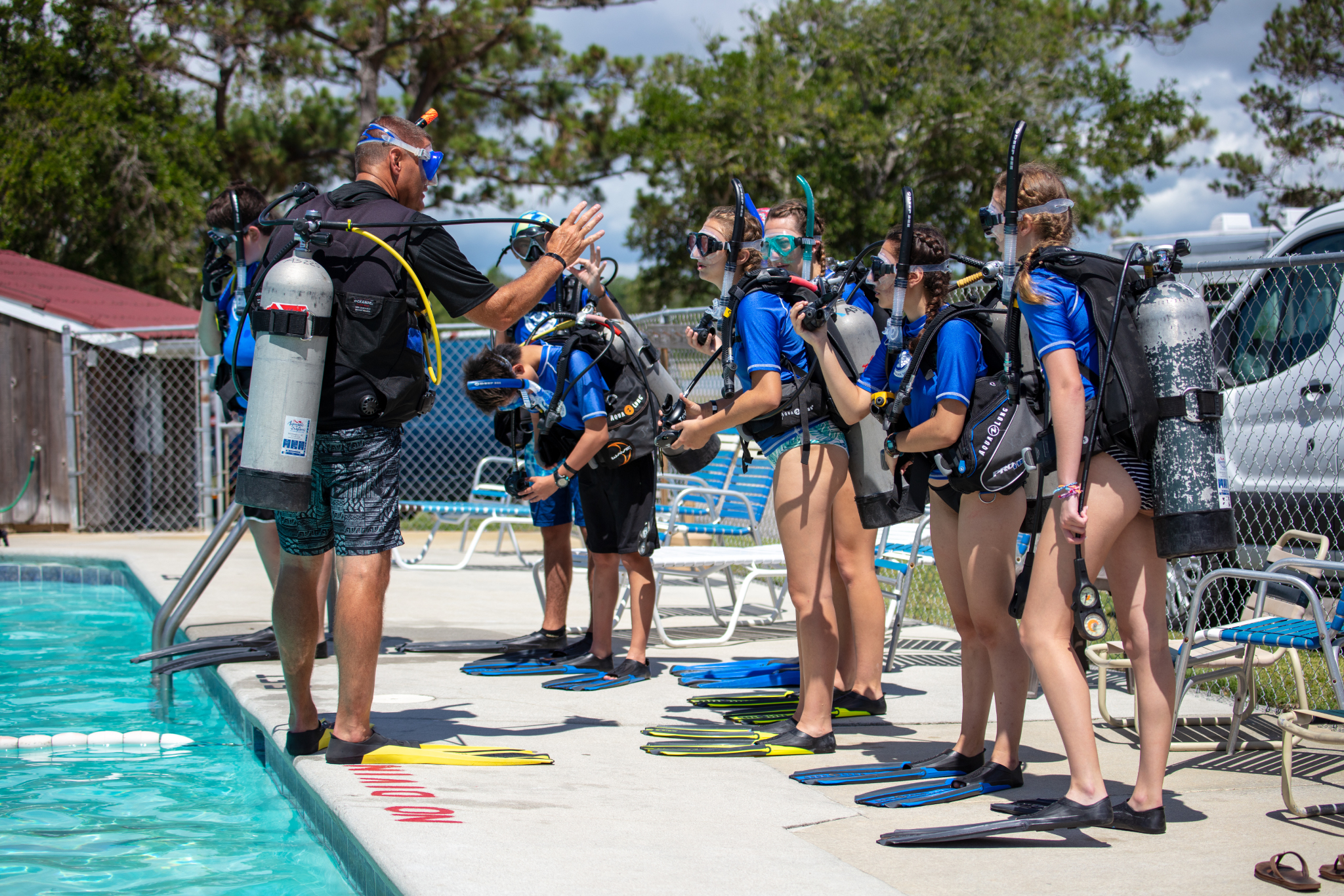 Open Water SCUBA Camp for Teens in North Carolina Sea