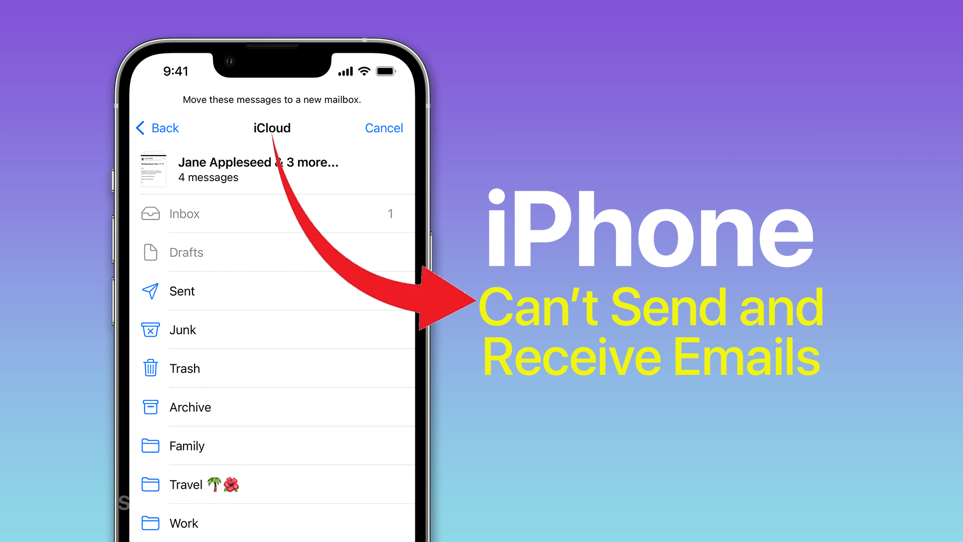 How to fix an iPhone that Can’t Send / Receive Emails [Real Problem