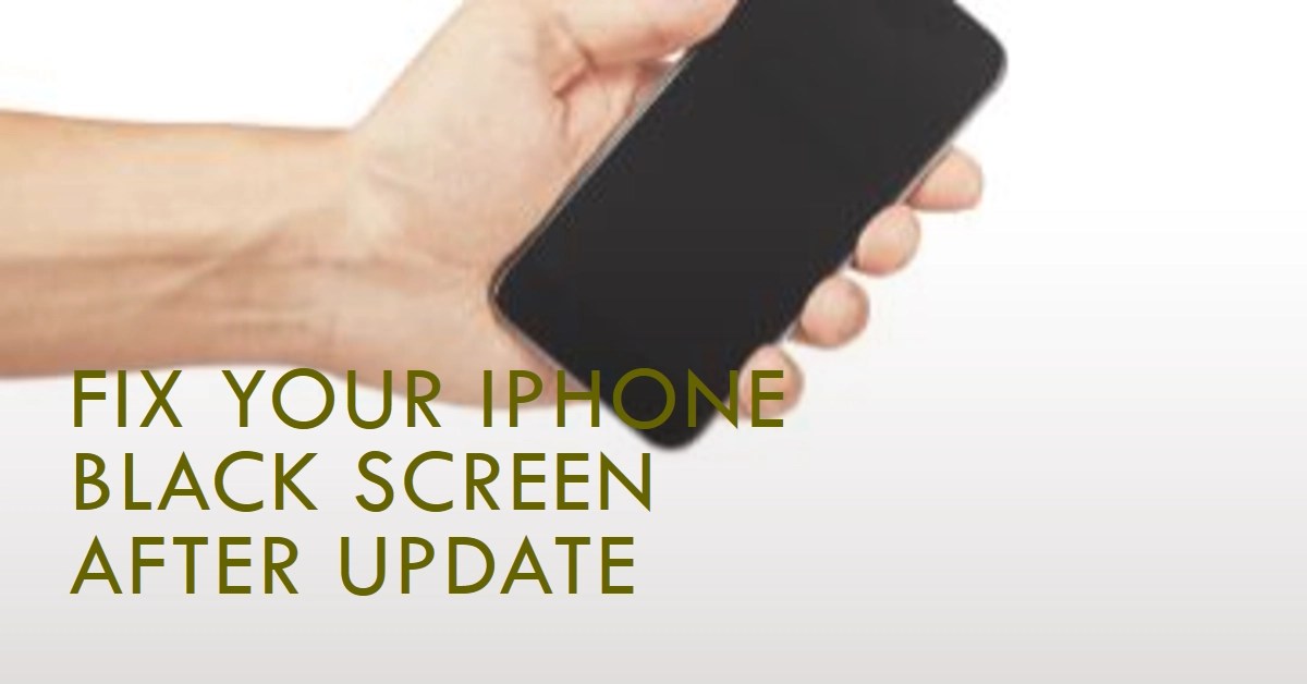iPhone Stuck on Black Screen After Update? Here's How to Fix It