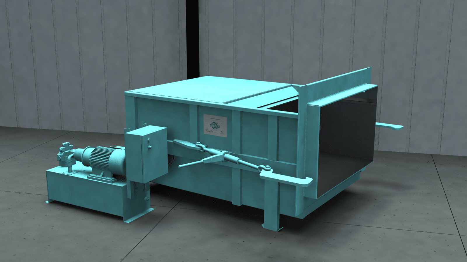 3860 stationary compactor Sebright Products Inc