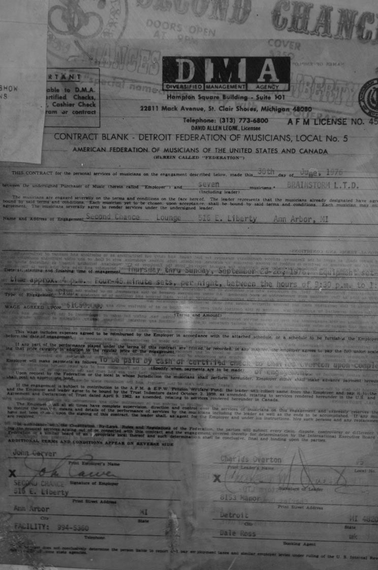 A contract SECOND CHANCE