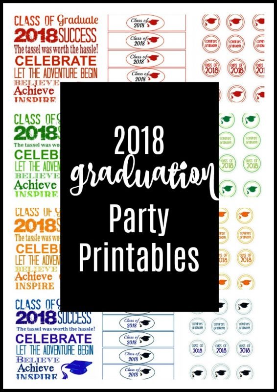 Second Chance To Dream 2018 Graduation Party Printables