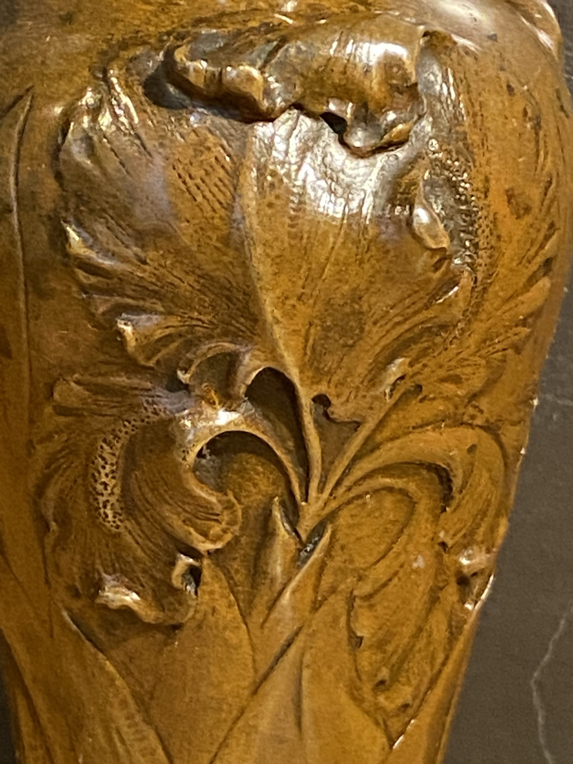Vase en bronze Art Nouveau signé D. Simon Seconde Âme