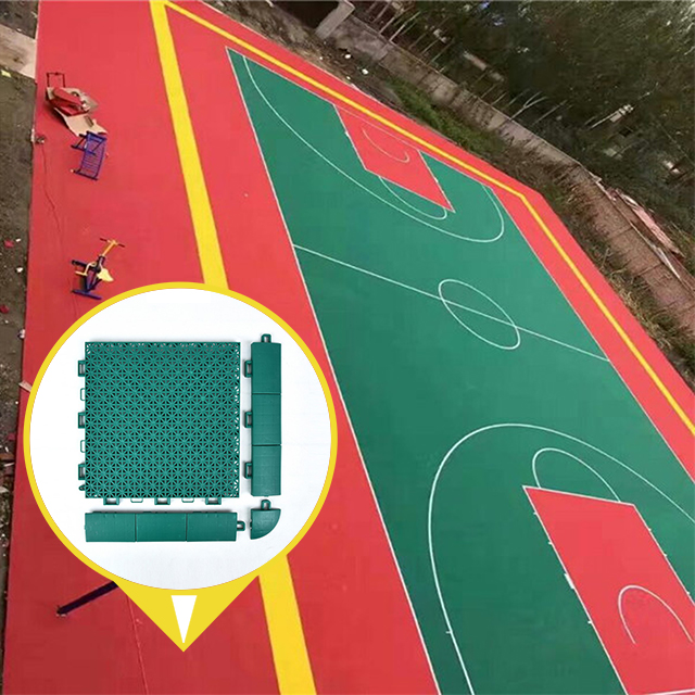 China cheap outdoor basketball court flooring sport court flooring