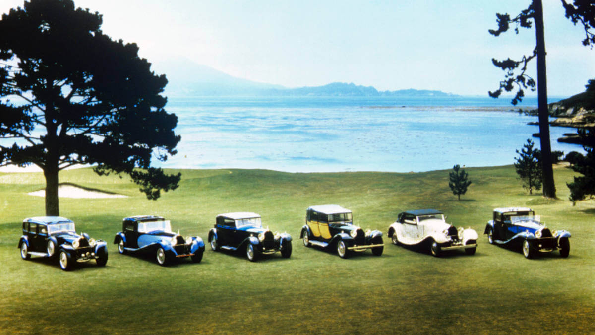 70th Pebble Beach Concours d'Elegance with Bugatti Secret Classics