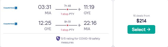 Flight Time from Miami, FL to Guayaquil, Ecuador Travelmath