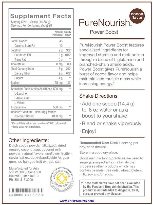 PureNourish Power Boost Secrets of Well Being