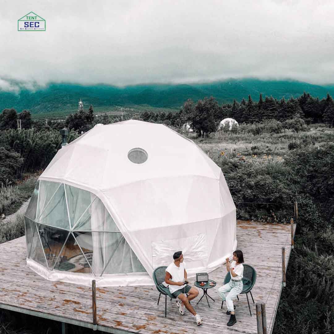 Customized size & high quality shelter Dome tent SECtents