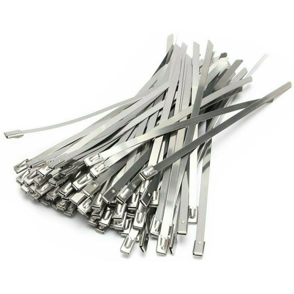 520mm x 4.6mm Stainless Steel Grade 316 Cable Ties (PK 100) Securefix