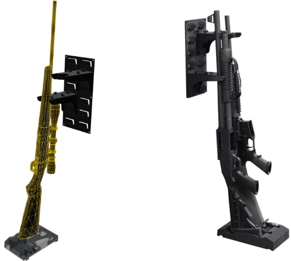 CradleGrid Technology SecureIt Gun Storage
