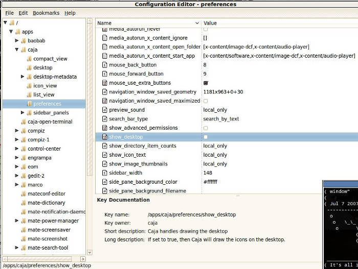 How to disable desktop icons on the Linux Mint MATE desktop. Very easy