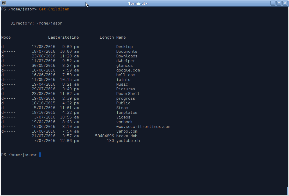 How to install Powershell for Linux in Ubuntu 16.04. Securitron Linux
