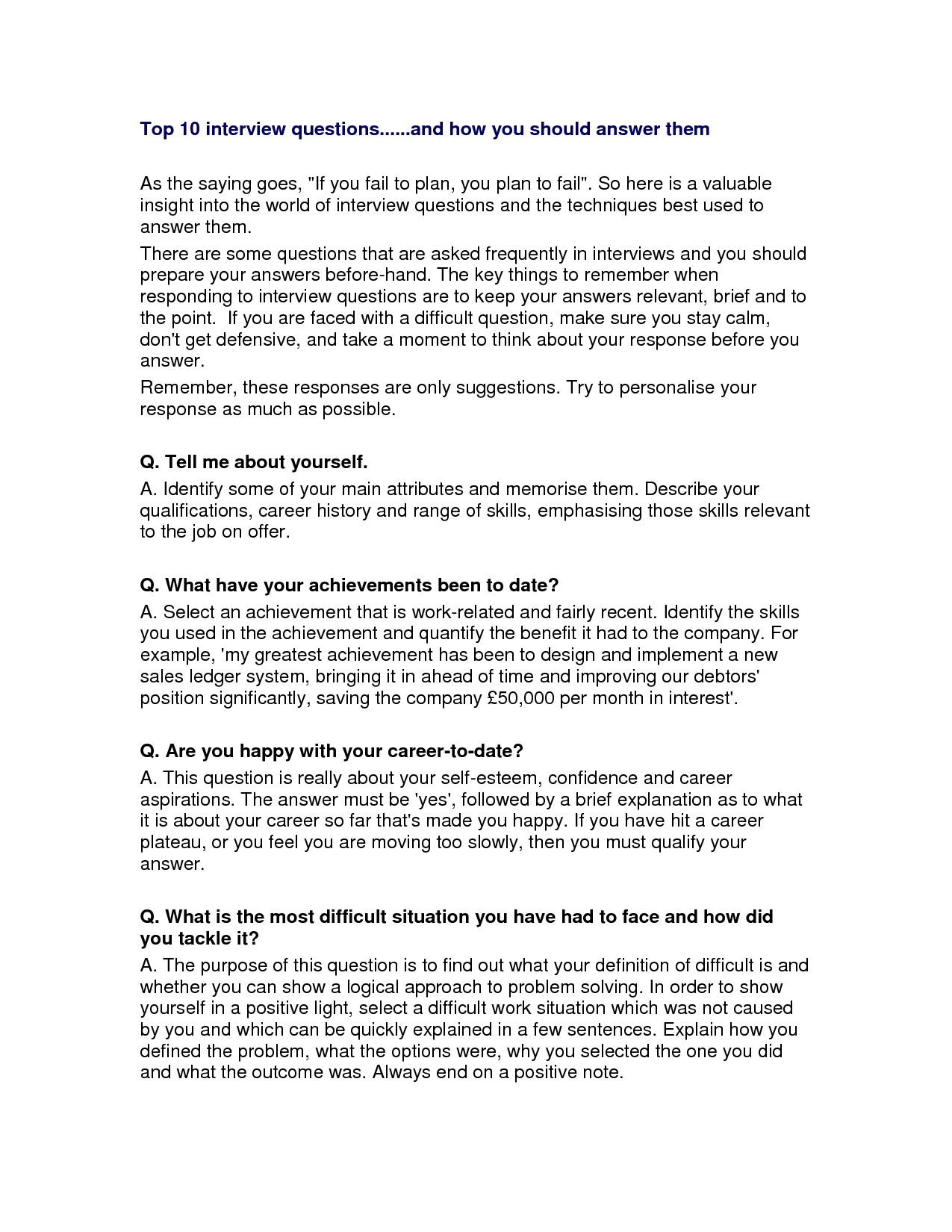 Top 10 Interview Questions Security Guards Companies