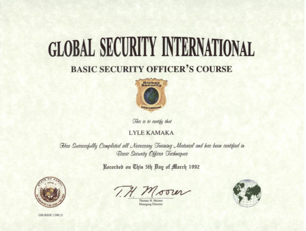 Free Security Guard Training Courses Security Guards Companies