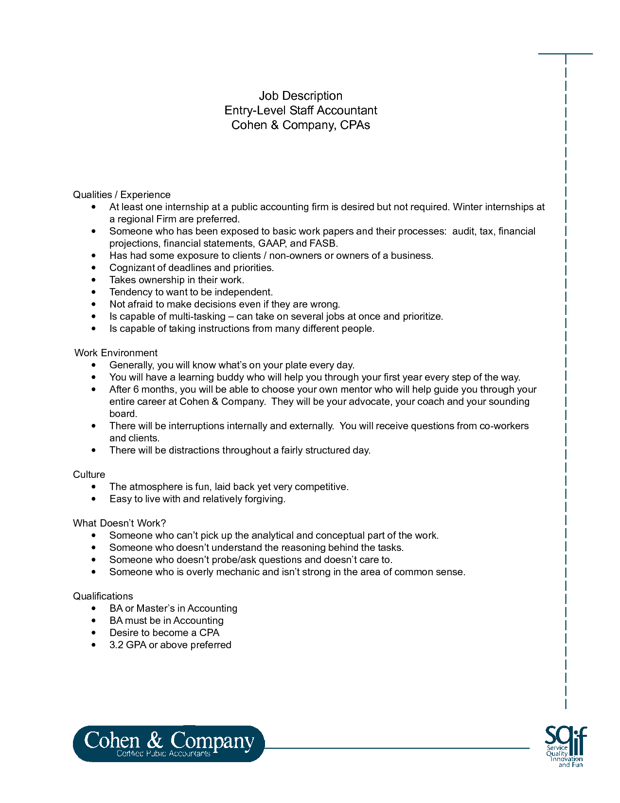 Entry Level Accounting Job Description Security Guards Companies