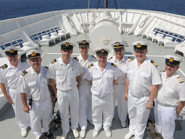 Officers on a Ship Security Guards Companies
