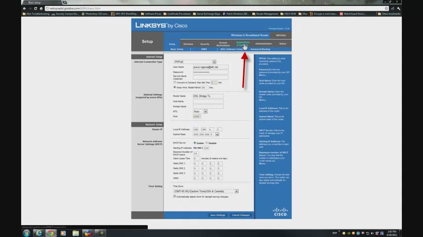 Linksys Router Port Forwarding