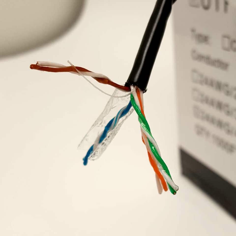 1000ft Direct Burial CAT5 with ETL and UV Rating CAT5ETLDBUV1000